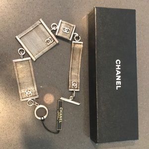 Chanel authentic silver bracelet (EUC)